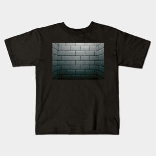 Subway tile (dark) Kids T-Shirt